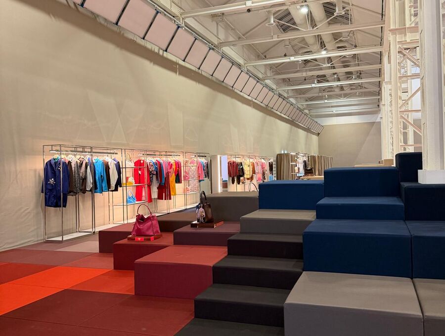 Fendi sfilata Summer allestimento